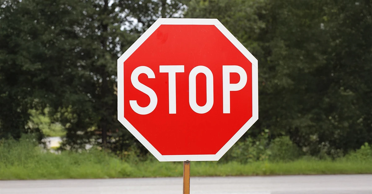 stop sign