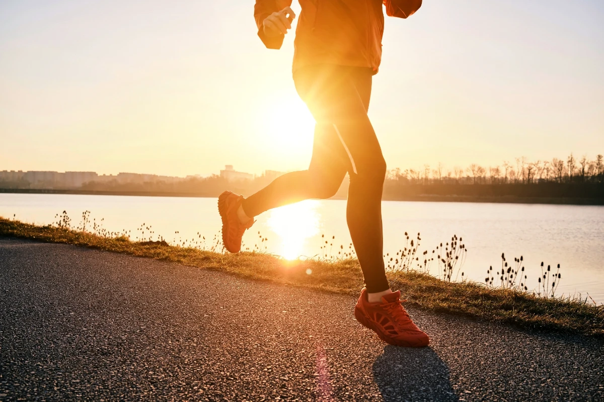 person running